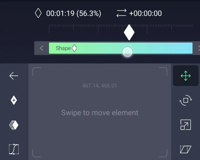 keyframes in alight motion